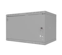 Stalflex Armoire à Crémaillère 19" 6U 350mm Porte métallique Gris S-RC19-6U-350MG