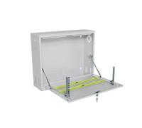 Stalflex Armoire Rack 19 Pouces 3U 180 mm | Coffret Réseau en Acier - Boîtier DVR CCTV, Armoire Serveur, Panneau de Brassage, Dimensions Compactes, Rails Réglables
