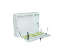 Stalflex Armoire Rack 19 Pouces 3U 180 mm | Coffret Réseau en Acier - Boîtier DVR CCTV, Armoire Serveur, Panneau de Brassage, Dimensions Compactes, Rails Réglables