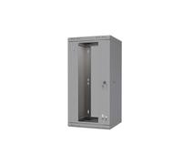 STALFLEX Armoire Réseau 10 Pouces - Baie Informatique 12U - Baie de Brassage pour Montage Mural - Capacité de Charge 25 kg - Armoire Informatique vers la Salle des Serveurs, Le Bureau - Gris