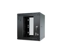 STALFLEX Armoire Réseau 10 Pouces - Baie Informatique 6U - Baie de Brassage pour Montage Mural - Capacité de Charge 15 kg - Armoire Informatique vers la Salle des Serveurs, Le Bureau - Noir