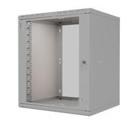 STALFLEX Armoire Réseau 19 Pouces - Baie Informatique 12U - Baie de Brassage pour Montage Mural - Capacité de Charge 55 kg - Profondeur 600 mm - Armoire Informatique - Gris