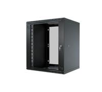STALFLEX Armoire Réseau 19 Pouces - Baie Informatique 12U - Baie de Brassage pour Montage Mural - Capacité de Charge 55 kg - Profondeur 450 mm - Armoire Informatique - Noir