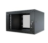 STALFLEX Armoire Réseau 19 Pouces - Baie Informatique 6U - Baie de Brassage pour Montage Mural - Capacité de Charge 40 kg - Profondeur 450 mm - Armoire Informatique - Noir