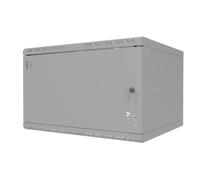 STALFLEX Armoire Réseau 19 Pouces - Baie Informatique 6U - Baie de Brassage pour Montage Mural - Capacité de Charge 40 kg - Profondeur 450 mm - Armoire Informatique - Gris