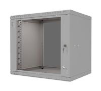 STALFLEX Armoire Réseau 19 Pouces - Baie Informatique 9U - Baie de Brassage pour Montage Mural - Capacité de Charge 45 kg - Profondeur 450 mm - Armoire Informatique - Gris