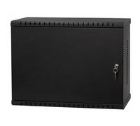 Stalflex Baie de Brassage Murale 19" 3U, 180 mm, Noire RCA19-3U-180B-T