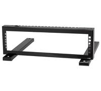 STALFLEX Baie de Brassage Ouverte 19 Pouces 2U Rack | Support de Montage en Acier Robuste - Cadre Rack pour Switch, Patch Panel, Routeur - Peinture Époxy