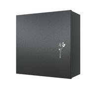 Stalflex Boite de Derivation Etanche Exterieur 300x300x140mm - Coffret Electrique Etanche en Acier et étanche à la Poussière - Boite de Derivation avec Serrure et Deux Clés