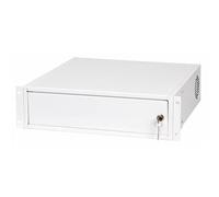 Stalflex Caisse de Support 19" 3U 420mm Blanc CHR19-3U-420W