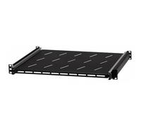 Stalflex Étagère Coulissante 19" 1U 350mm Noir RSR19-1U-350B