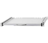Stalflex Étagère extensible 19 pouces pour clavier et souris, 350mm Gris