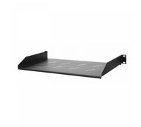 Stalflex Étagère Rack 19" 1U 270 mm Noire – Plateau de Rack 19 Pouces Robuste jusqu’à 25 kg avec Kit de Montage E-RSF19-1U-270B