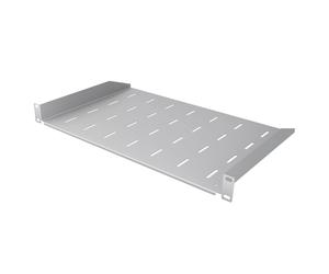 Stalflex Étagère Rack 19" 1U 300 mm Grise – Plateau Rack en Acier Robuste pour Routeurs, Switches et Petits Équipements E-RSF19-1U-300G