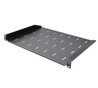 Stalflex Étagère Rack Serveur 1U - Etagere 19 Pouces pour Baie Informatique et Baie Serveur - Capacité de Charge 25 kg - Fixation arrière - Profondeur Variable