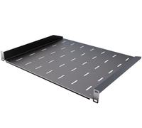 Stalflex Étagère Rack Serveur 1U - Etagere 19 Pouces pour Baie Informatique et Baie Serveur - Capacité de Charge 25 kg - Fixation arrière - Profondeur Variable