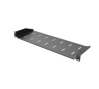 Stalflex Étagère Rack Serveur 1U - Etagere 19 Pouces pour Baie Informatique et Baie Serveur - Capacité de Charge 25 kg - Fixation arrière - Profondeur Variable