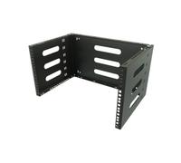 Stalflex Montage Mural Serveur Baie de Brassage 19 Pouces 6U/4U 330mm - Déplier Rack Serveur Fabriqué en Acier - Racks pour Ordinateur et Serveur