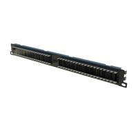 Stalflex Organisateur de câbles 19" 1U noir | Gestion de câbles robuste pour baie serveur P-BPMCO19-1U-B