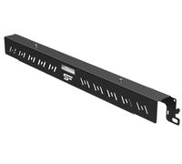 Stalflex Panneau LED 19 Pouces 1U pour Baie de Brassage - Classe énergétique F - Montage en Serveur Rack pour Etagere Armoire de Données - Un Gadget utile pour Armoire Réseau