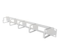 Stalflex Plateau de Gestion de Câbles 19 Pouces 1U - Cache Câble en Acier