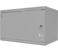 Stalflex Armoire à Crémaillère 19" 6U 350mm Porte métallique Gris S-RC19-6U-350MG