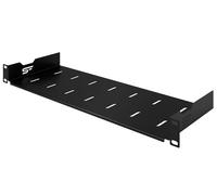 Stalflex Serveur Baie de Brassage 19 Pouces 1U 170mm - Acier Robuste - Racks pour Ordinateur et Serveur - Plateau Cantilever Universel Ventilé pour Montage en Rack Serveur