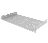 Stalflex Serveur Baie de Brassage 19 Pouces 1U 250mm - Acier Robuste - Racks pour Ordinateur et Serveur - Plateau Cantilever Professionnel Ventilé pour Montage en Rack Serveur