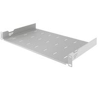 Stalflex Serveur Baie de Brassage 19 Pouces 1U 270mm - Acier Robuste - Racks pour Ordinateur et Serveur - Plateau Cantilever Universel Ventilé pour Montage en Rack Serveur