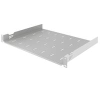 Stalflex Serveur Baie de Brassage 19 Pouces 1U 350mm - Acier Robuste - Racks pour Ordinateur et Serveur - Plateau Cantilever Universel Ventilé pour Montage en Rack Serveur