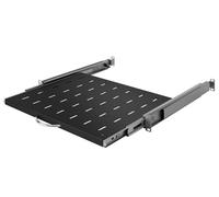 Stalflex Serveur Baie de Brassage 19 Pouces 1U 350mm - Acier Robuste - Racks pour Ordinateur et Serveur - Plateau Cantilever Universel Pull-Out Ventilé pour Montage en Rack Serveur