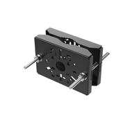 Stalflex Support d'angle pour Caméra de Vidéosurveillance | Support Mural Universel Acier Galvanisé - Fixation Coin de Bâtiment - Ring Arlo Blink Eufy Hikvision Dahua