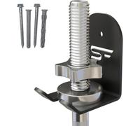 STALFLEX Support pour Haltères - 1 Emplacement - Charge Maximale 100 kg - Support Mural pour Barre d'Haltères en Acier - Rangement Mural pour Haltères pour Home Gym et Salle de Sport