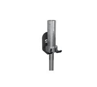 STALFLEX Support pour Haltères Olympiques - 1 Emplacement - Charge Maximale 100 kg - Support Mural pour Barre d'Haltères en Acier - Rangement Mural pour Haltères pour Home Gym