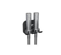 STALFLEX Support pour Haltères Olympiques - 2 Emplacement - Charge Maximale 200 kg - Support Mural pour Barre d'Haltères en Acier - Rangement Mural pour Haltères pour Home Gym