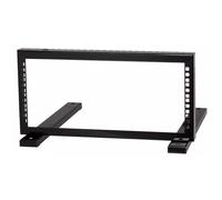 Stalflex Support Rack 19" 4U Noir | Rack ouvert 19 pouces pour AV, maison et bureau STR19-4U-B