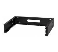 Stalflex Support rack mural 19" 2U, 330 mm, noir | Équerre rack 19 pouces compacte et pliable WRH19-2U/4U-330B