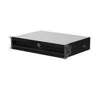 Stalflex Tiroir Rack 19" 2U 320 mm Noir | Tiroir Métallique Verrouillable pour Baie Serveur RD19-2U-320B