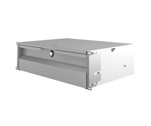 Stalflex Tiroir rack 19" 3U, 320 mm, gris – rangement sécurisé haute capacité pour baies serveur RD19-3U-320G