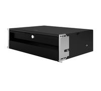 Stalflex Tiroir rack 19" 3U, 320 mm, noir | Tiroir verrouillable robuste pour baie serveur RD19-3U-320B