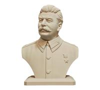 Staline Buste Joseph Staline Statue en marbre Sculpture Staline, 1/8 Russe URSS Leader Modèle d'impression 3D Figurines Staline blanches, décoration de bureau, cadeau 11 cm