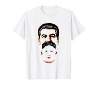 Staline Moustache Kim Jong Un Coiffure T-Shirt