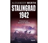 Stalingrad, 1942 - Alexander Werth - Fayard - broché - Etude