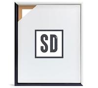 Stallmann Design Cadre à joint d'ombre pour châssis | 40x50 cm | Mix | MDF cadre pour toiles avec effet de profondeur | avec accessoires de montage | Cadre sans verre ni dos d'âne