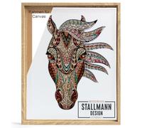 Stallmann Design Cadre à joints d'ombrage pour toiles - Couleur : Sonoma - Dimensions : 90 x 120 cm - Châssis sans verre et paroi arrière - Avec accessoires de montage
