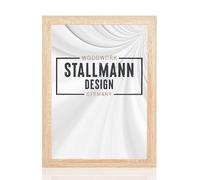 Stallmann Design New Modern Cadre photo en bois MDF 10 x 15 cm Blanc Disponible en A4 et 60 autres formats Différentes couleurs au choix Cadre pour photos et affiches, Bois, Chêne sonoma, 75 x 98 cm