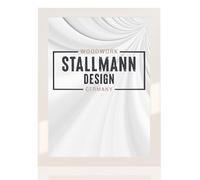 Stallmann Design New Modern Cadre photo en bois MDF 10 x 15 cm Blanc Disponible en A4 et 60 autres formats Différentes couleurs au choix Cadre pour photos et affiches, Bois, blanc brillant, 40 x 50 cm