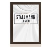 Stallmann Design New Modern Cadre photo en bois MDF 10 x 15 cm Blanc Disponible en A4 et 60 autres formats Différentes couleurs au choix Cadre pour photos et affiches, Bois, Noir , 70 x 90 cm