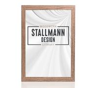 Stallmann Design New Modern Cadre photo en bois MDF 10 x 15 cm Blanc Disponible en A4 et 60 autres formats Différentes couleurs au choix Cadre pour photos et affiches, Bois, marron, 60 x 80 cm