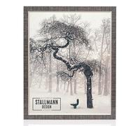 Stallmann My Frames Cadre Photo en Bois MDF Noir 10 x 15 cm - 68 x 98 cm - Schwarz Gewischt